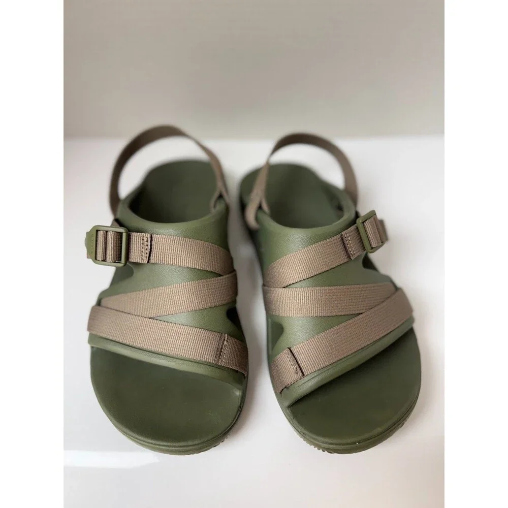 Chaco Chillos Sport Sandals Moss Green Men's 8 Adjustable Straps